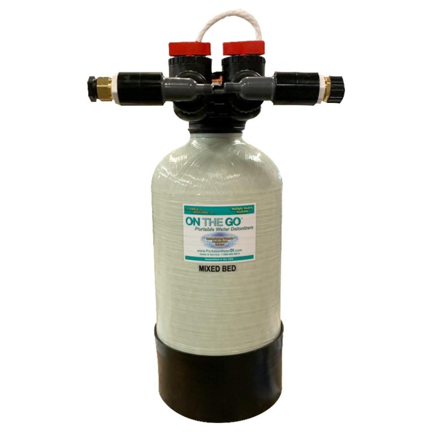 Portable Double Standard Water Softener - On The Go - Portable Water  Softener